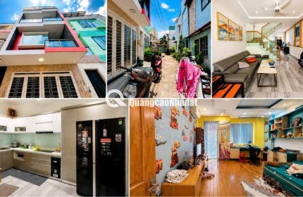 HẺM XE HƠI QUANG TRUNG – NHÀ 4 TẦNG NỞ HẬU – CHỈ 7.3 TỶ TL